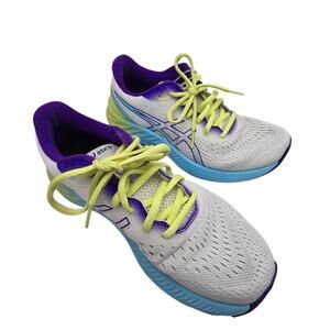 Asics Womens Gel Excite 8 Running Shoes Sz 7.5 White Athletic Sneakers 1012B214